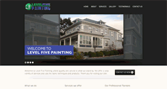 Desktop Screenshot of level5painting.com